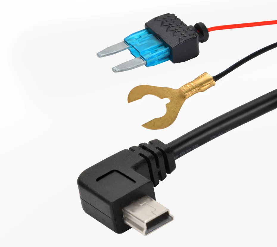 Мини USB жесткий провод Hardwire комплект для видеорегистратора Reaview зеркальная камера gps автомобильное зарядное устройство автоматическая зарядка F20 DC 12/24 в 5 В 3 А 3 м