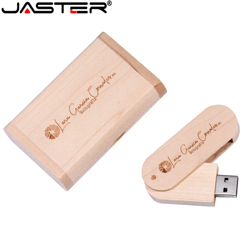 ASTER (более 1 шт. бесплатный логотип) деревянный sabert USB 2 0 + Подарочная коробка флеш