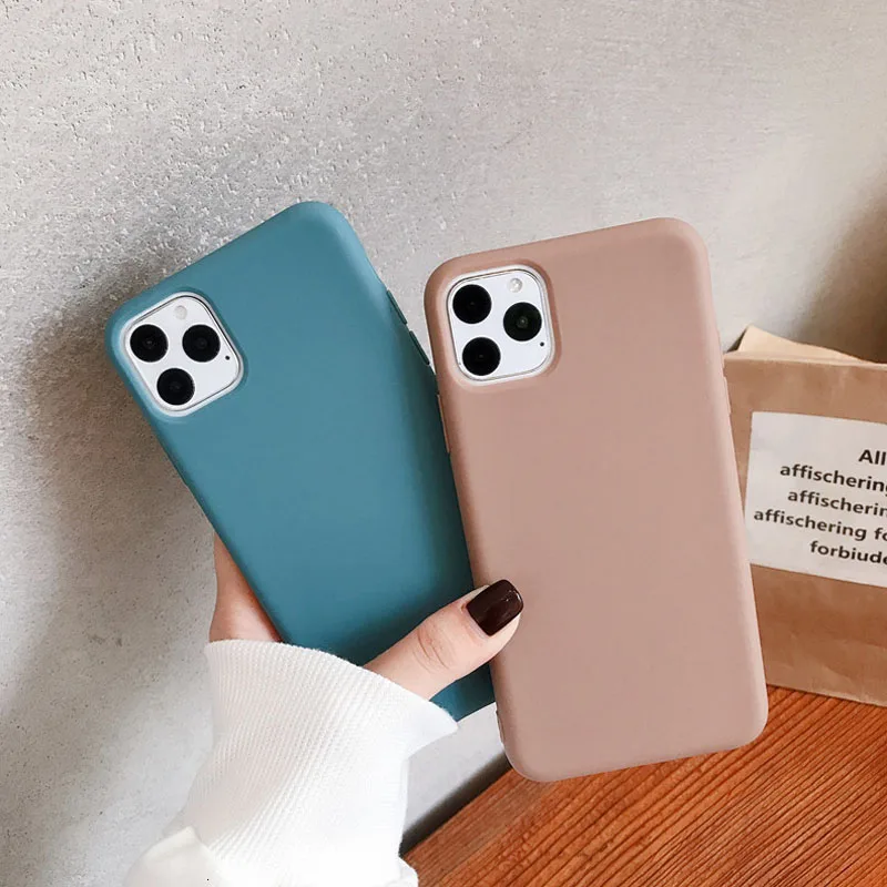 Lovebay карамельный цвет силиконовый чехол для iPhone 11 чехол для iPhone 7 8 6 6s Plus 11 Pro X XR XS Max чехол для телефона простой мягкий ТПУ задний Чехол