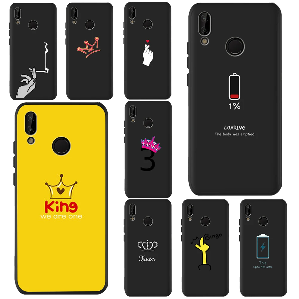 

Imperial crown For Huawei p20 Pro P20 Lite P30 P9 P8 P10 Honor 8X 9X 10 20i Cover Etui Funda Capa Shell Capinha Pattern Case