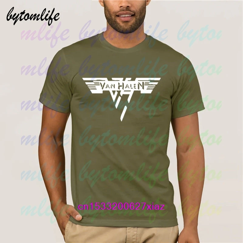 Van Halen Logo Vinyl Band Logo T Shirt 
