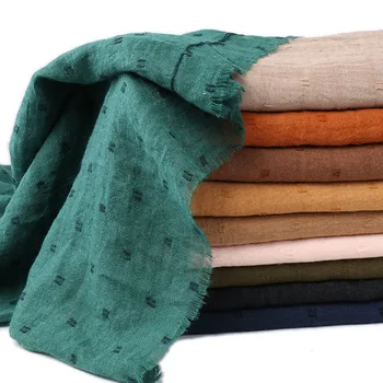 

2020 High Quality Crinkle Hijab Cotton Linen Muslim Woman Shawl Turban Islamic Clothing Head Wrap Instant foulard Headwear Scarf