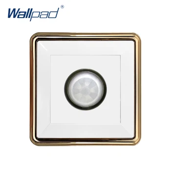 

New Arrival Wallpad Motion Sensor Wall Light Switch Gold Panel Infrared Sensors