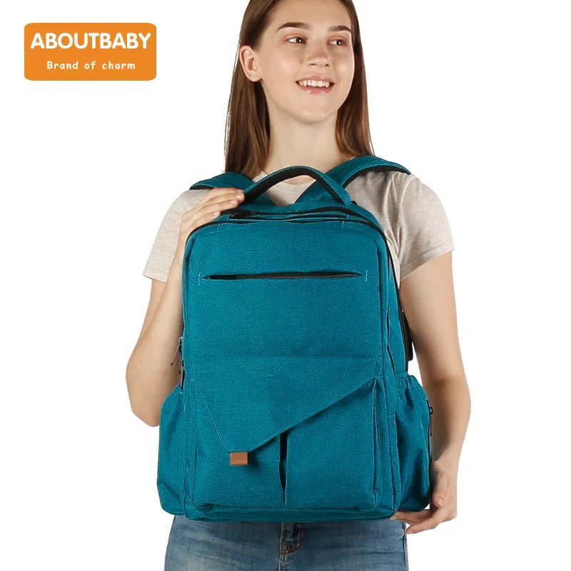 

Mom And Baby chu xing bao New Style Mummy Backpack Large Capacity Feature Mommy Bag Multi-pockets Compartmental Items