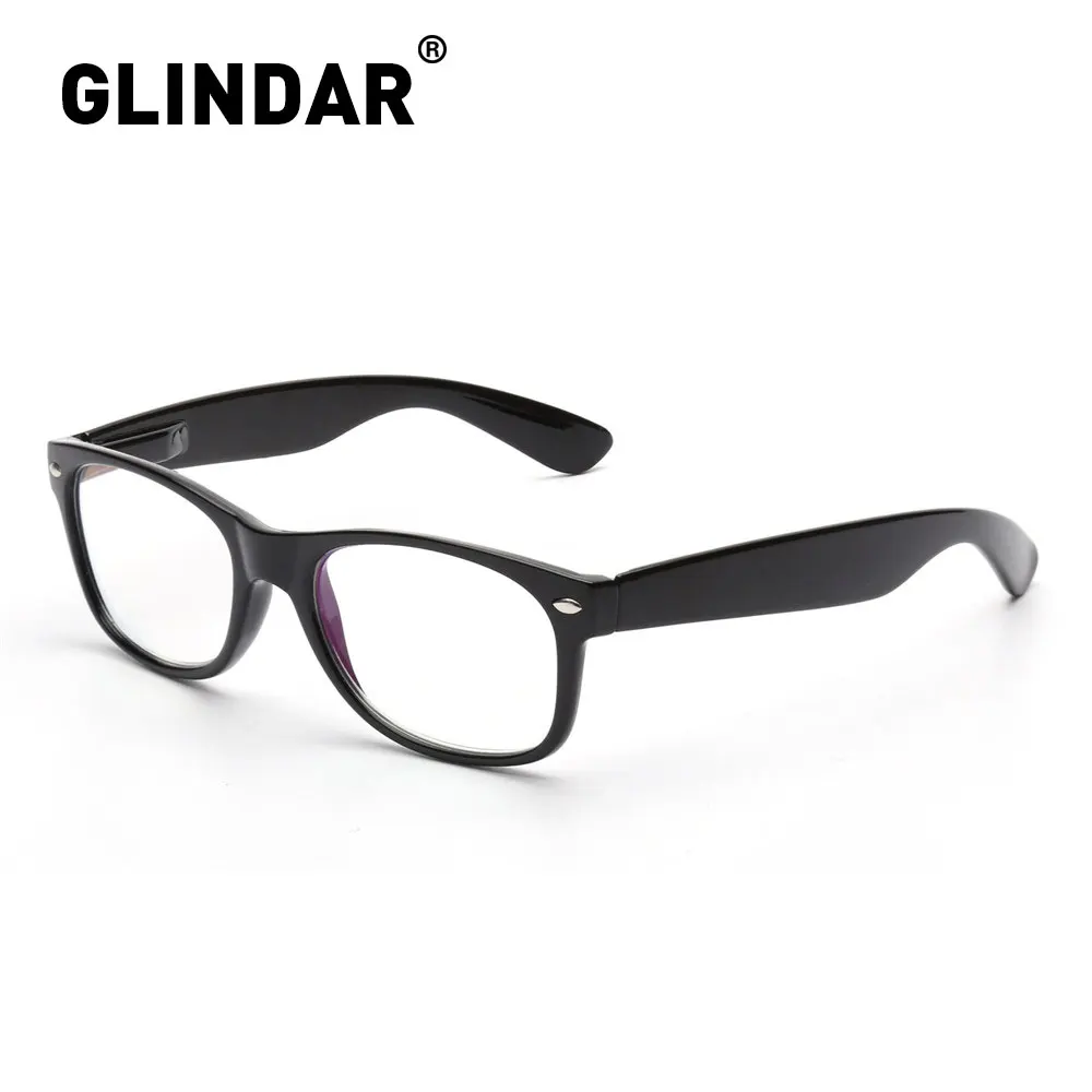 

Vintage Blue Light Blocking Reading Glasses Spring Hinge Men Women Retro Square Anti Blue Light Reading Glasses