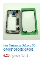 Для Samsung Galaxy S5 I9600 G900F G900T G900P G900A ЖК-дисплей сенсорный экран+ Корпус Передняя рамка+ кнопка для дома