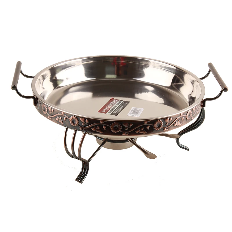 

Stainless steel round fish roast fish oven fish tray alcohol oven barbecue seafood fish head grill stew soup pot yakimono