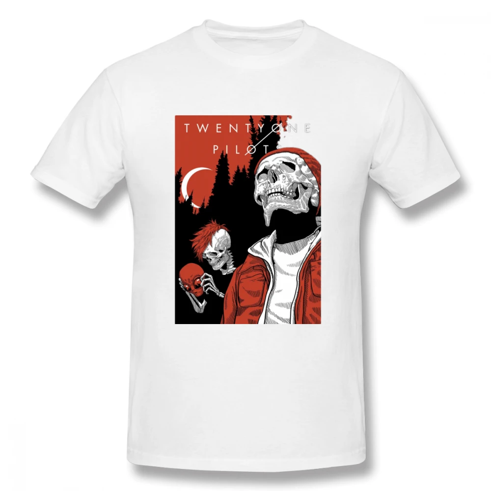 

Twenty-One Pilots Mini Print Casual O-Neck Men's Basic Short Sleeve T-Shirt 100% Cotton Tee Shirt Printed