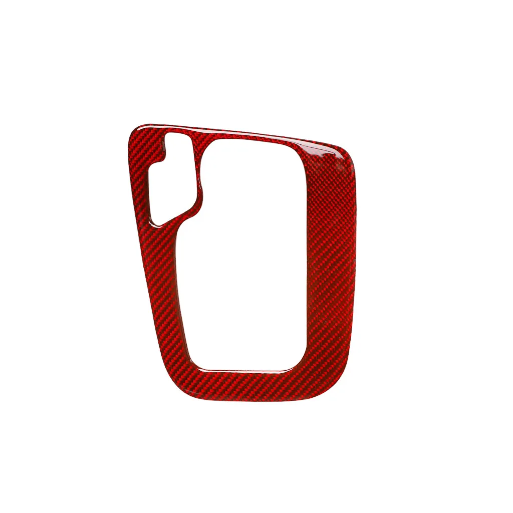 Ручка переключения рулевого механизма автомобиля Панель красный углеродного