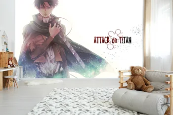 

[Self-Adhesive] 3D Attack On Titan 132 Japan Anime Wall Paper mural Wall Print Decal Wall Murals Belly