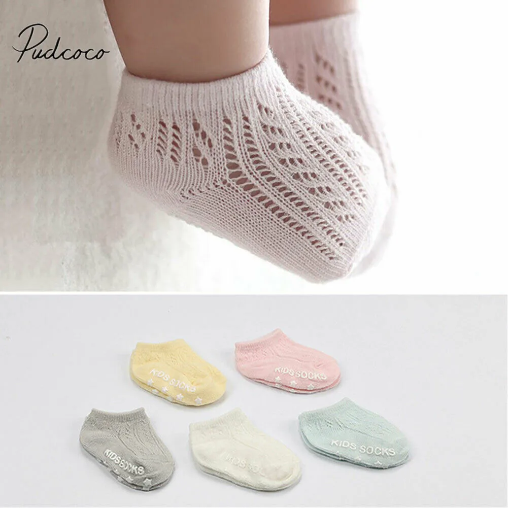 

Baby Cotton Socks Leg Warmers Baby Summer Short Mesh Socks Knitted Hollow Out Net Breathable Socks for Newborn Boys Kids 0-24M