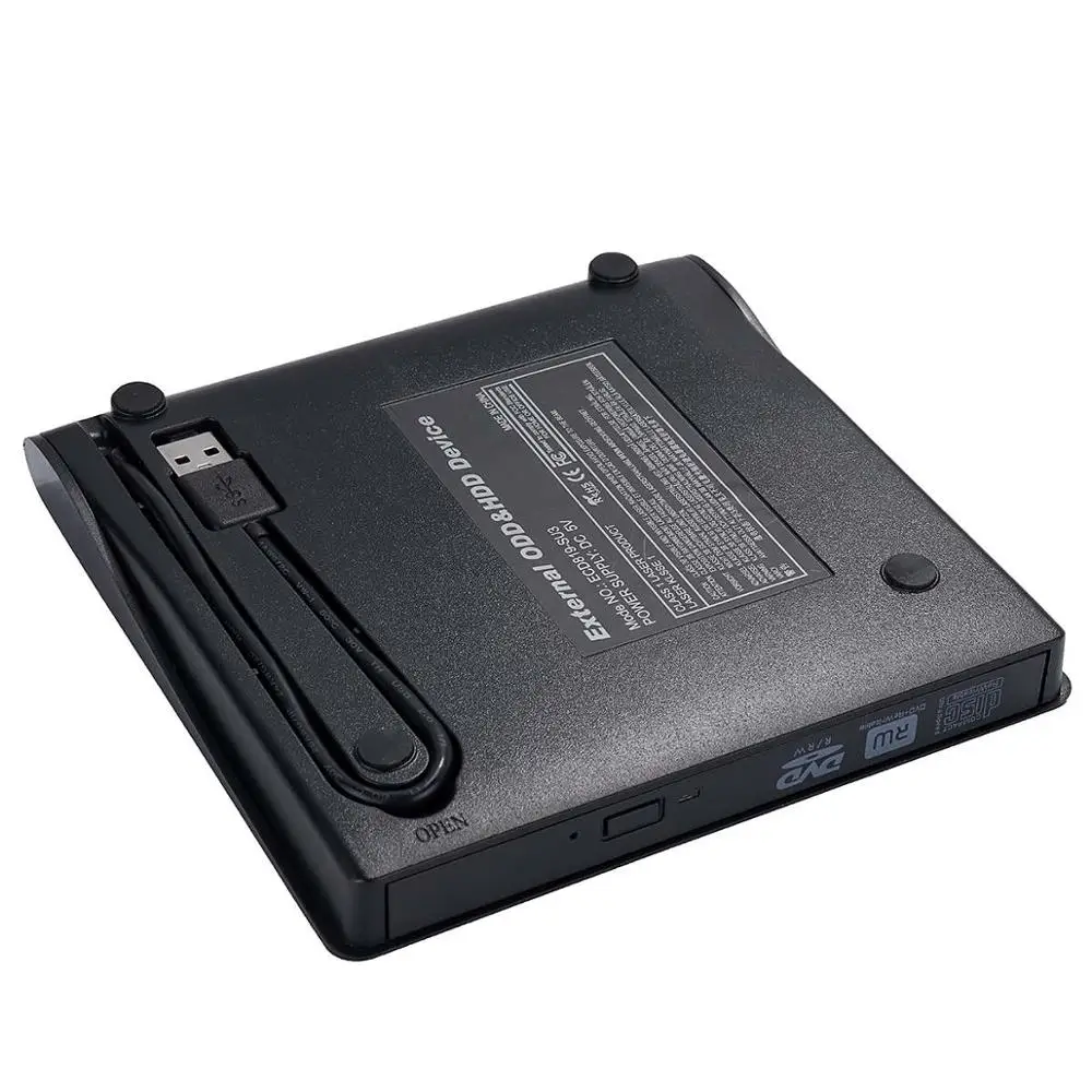 Портативный ультравнешний CD DVD накопитель USB 3 0 оптический привод для записи