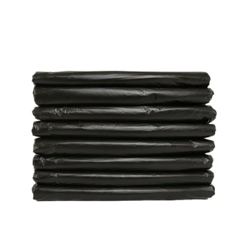 

50-55 Gallon Heavy Duty Garbage Bags 0.0m Puncture Resistant Flexible for Waste Cleaning Use Garbage Storage