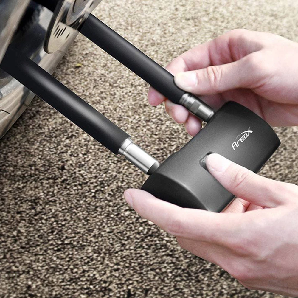 

Smart Fingerprint U Lock Weatherproof USB Rechargeable Anti-theft Bicycle Motorcycle Lock sliding door Anti Theft lock door