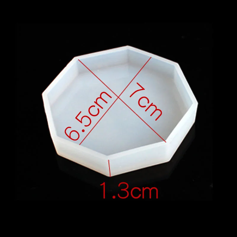 small Octagon Силиконовые формы для поддонов, круглые формы для тарелок, Базовые формы - Цвет: small Octagon