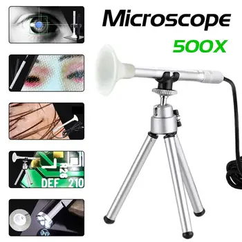 

1-500 Times Continuous Magnification Digital Microscope HD Electronic USB Interface Maintenance Industrial Locust Magnifier