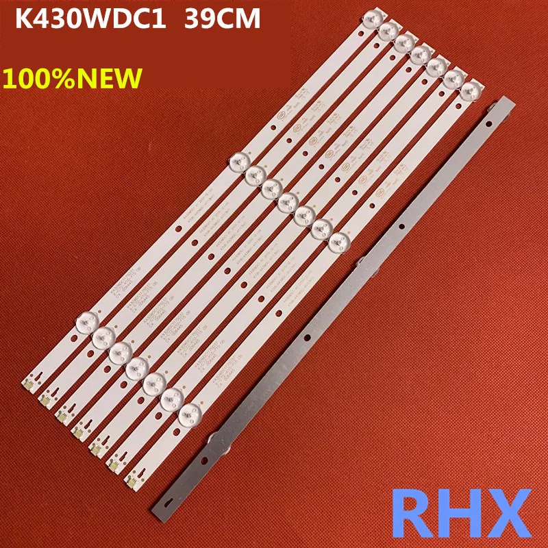 TV Lamp Kits LED Backlight Strips For AOC LE43M3570/60 LE43M3579 LED Bars Bands 4708-K43WDC-A1113N11 Rulers K430WDC1 A1 39CM lcd tv backlight bar