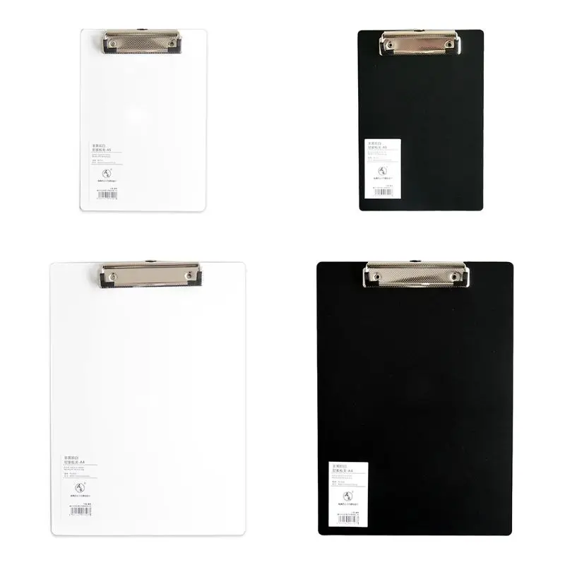 Simple A4 A5 A6 Bill Clipboard Memo Pad Clip Board Loose-leaf Notebook File Writing Clamps Paper Holder Office School Supplies writing clipboard