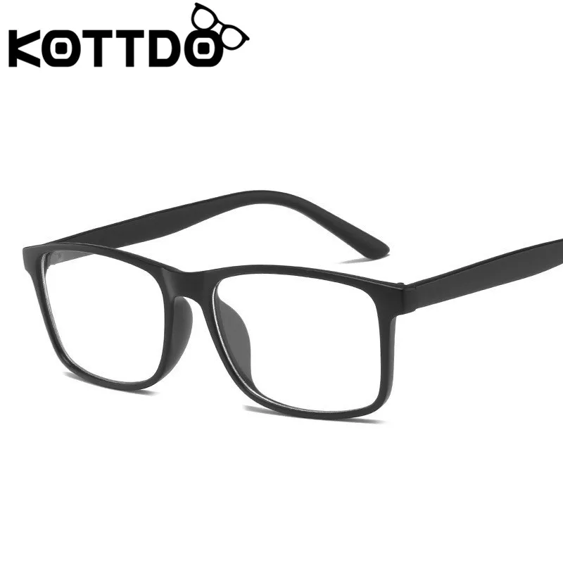 

KOTTDO Classic Vintage Eye Glasses Frame Men Computer Eyeglasses Frame Women Clear Prescription Myopia Glasses Plastic Glasses