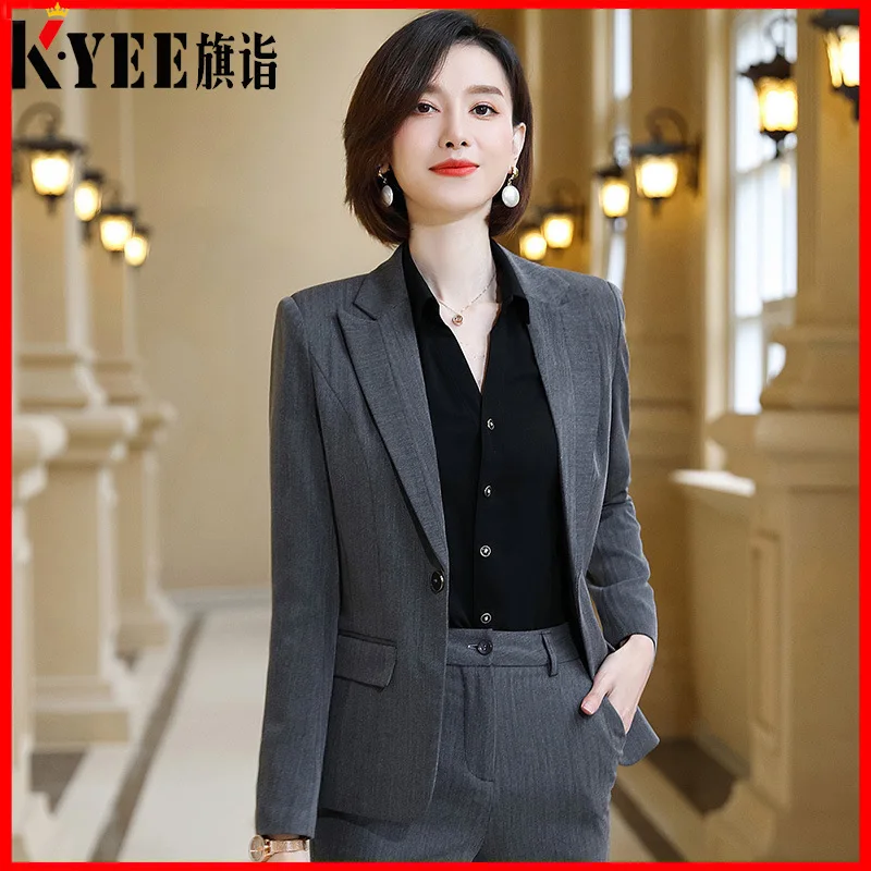 

High-End Wear WOMEN'S Suit Three-piece Set Small Suit Coat Women's Suit Autumn And Winter New Style Slim Fit Korean-style OL