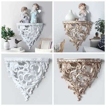 

European-style Creative Racks Resin Creative Wall Hanging Racks Living Room Wall Decorations Beautiful Racks