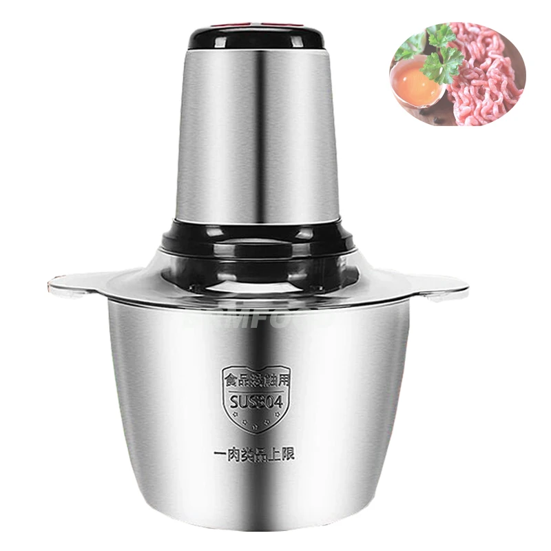 304 Stainless Steel Electric Chopper Meat Grinder Mincer Food Processor  Slicer Vegetable Food Chopper Meat Slicer Machine - Meat Grinders -  AliExpress