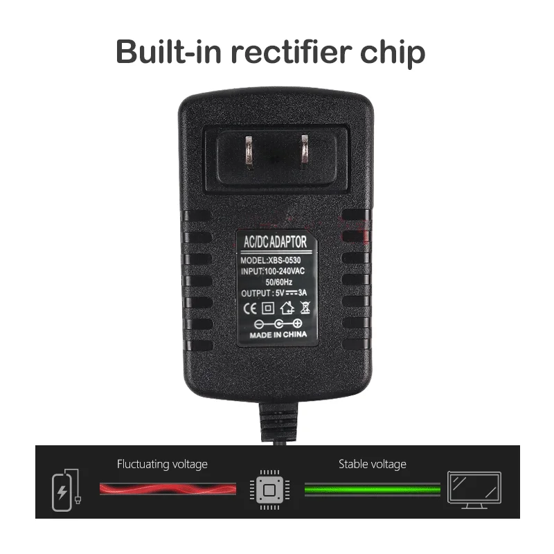 Alimentatore Caricabatterie 5V AC-DC Per Asus Transformer Book T100 &ndash; 3A, Micro USB