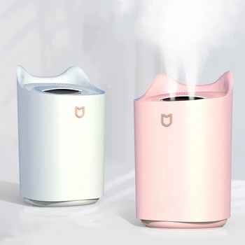 

Double Spout Humidifier USB 3.3L Large Capacity Desktop Household Mute Aroma Diffuser With Colorful Gradient Lights for Home