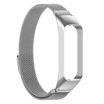 

Adjustable Milanese Wrist Strap Belt Band Frame Easy to Carry Design of Magnetic Buckle for Samsung Galaxy Fit-E SM-R375
