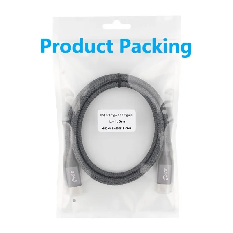 USB3.2 Тип C с e-маркер поддержка передачи данных 20 Гбит/с 20V5A 100 Вт