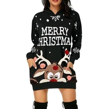 Ladies christmas hoodies Outlet