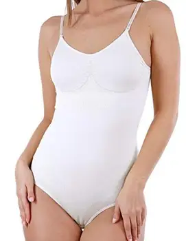 

2020 Prize Women Sexy Slip Bodysuit Shapewear Corset White SPARSHINE