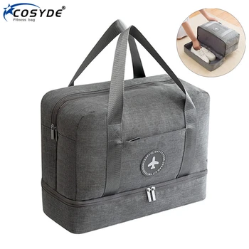 

Wet Dry Gym Bag Nylon Men Sports Bag With Shoes Waterproof Women Hand Luggage Bag Training Handbags Traveling Sac De Sporttas