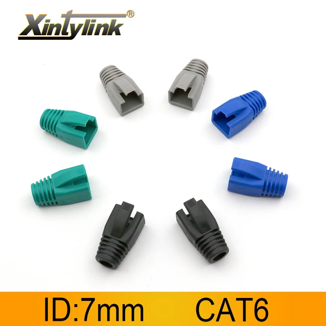 Xintylink – connecteur rj45 cat6 50U/6U câble ethernet rg45, fiche cat5e  utp 8P8C rj 45 cat 6, réseau modulaire lan jack cat5 keystone - AliExpress