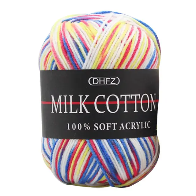 3 Strands Colorful Cotton Yarn: The Perfect Choice for Your Knitting Projects