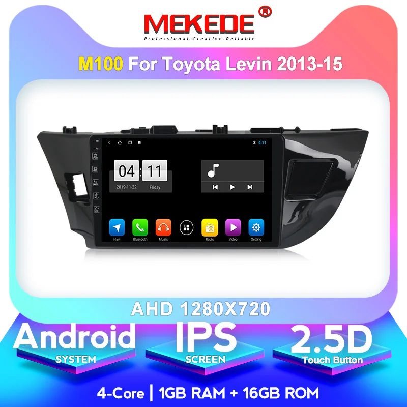 16G 4G+ 64G Android 10,0 для Toyota Corolla- автомобильный Радио Мультимедиа Видео плеер навигация gps 2 din dvd - Цвет: 16G