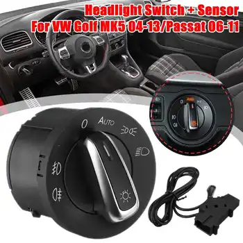 

Car Headlight Fog Light Switch+Sensor For VW For Volkswagen Golf MK5 Passat B6 3C Touran Caddy 5ND941431B