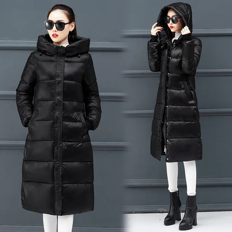AliExpress хлопковая стеганая одежда для женщин зимняя новая стильная длинная теплая одежда для холодной защиты корейский стиль пуховик из хлопка