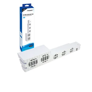 

DC 5V USB Cooling Fan 5-Fan Super Turbo Cooler Temperature Control for Playstation4 PS4 Pro Game Console External 50cm USB Cable