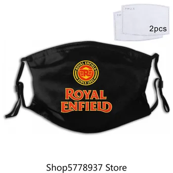 

New Royal Enfield Logo Mens Black Mask Size S To 3Xl