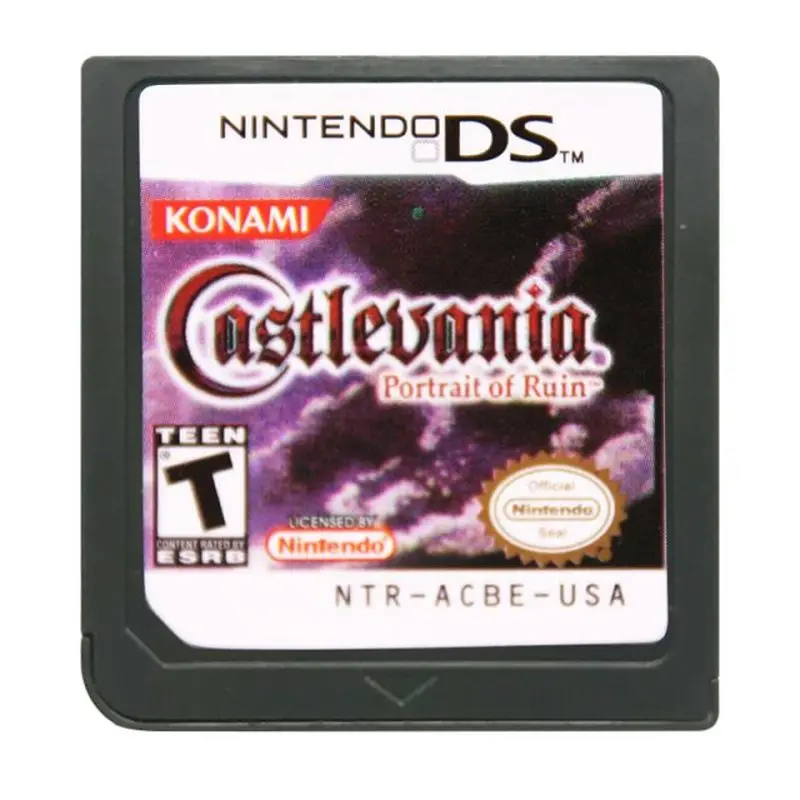 Castlevania орден церкнезии и рассвет печали портрет разорванных Конами США для DS/3DS/2DS