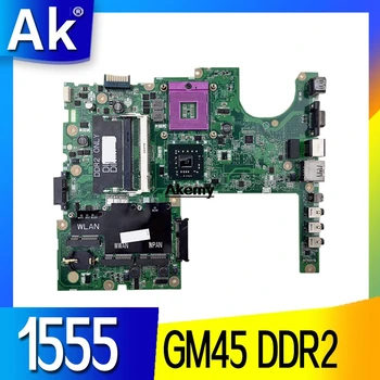 

High quality For 1555 Laptop motherboard DAFM8BMB6F1 GM45 DDR2 100% full Tested