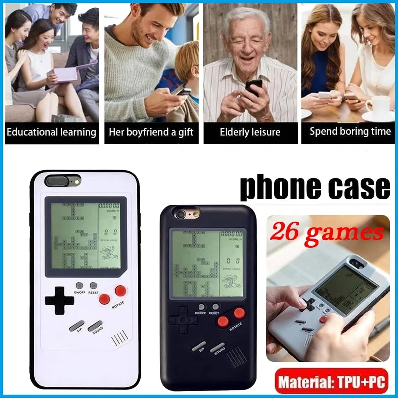 Игровой чехол Gameboy для iPhone 12 11 Pro Max 7 8 6 + XS XR X SE 2 мини Чехол ретро чехлы телефонов