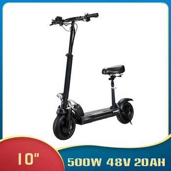 Preise 10 Zoll Aluminium Legierung Erwachsene Folding Elektrische Roller 500W 48V 20AH Mobilität Longboard Balance Skateboard Männer Frauen E-roller