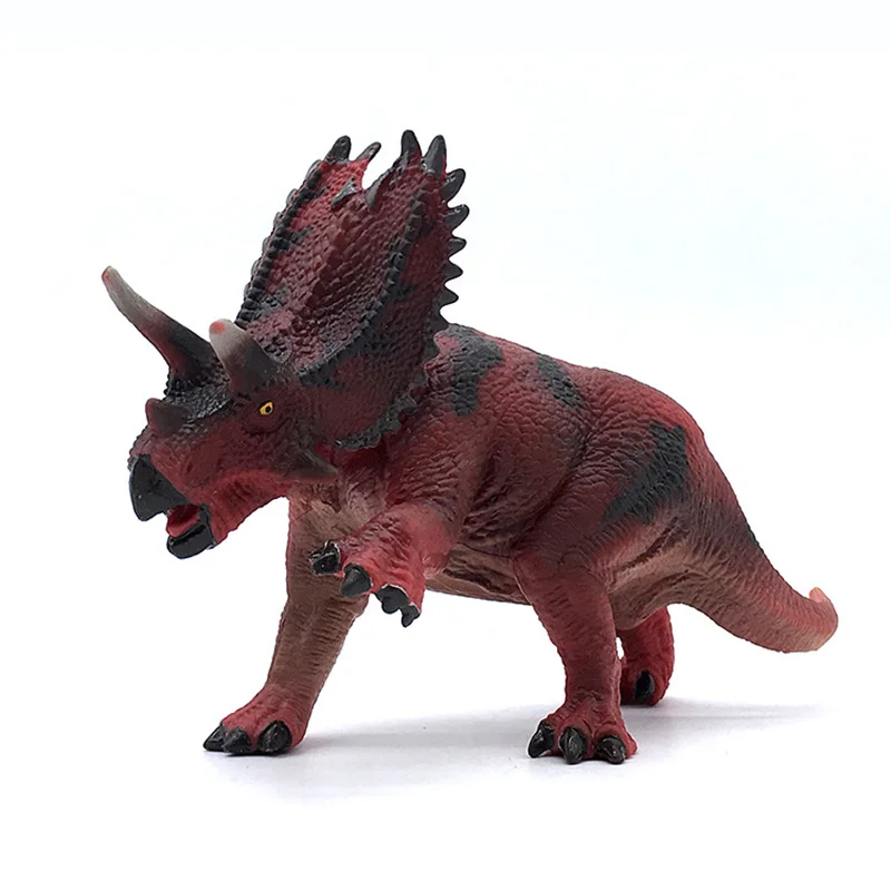 Jurassic динозавр модельная игрушка Коллекция TPR сплошной динозавр мягкая пластиковая модель животного домашнее украшение детский подарок