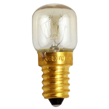 

E12/E14 Super Bright Easy Install Oven Bulb Incandescent Heat Resistant Microwave Professional Salt Light Replacement 15W 25W