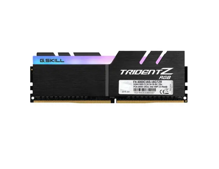 (G.SKILL) Trident Z RGB Series DDR4 3000 C16 Desktop memory светильник light bar F4 3000C16S 16GTZR|Оперативная память| |