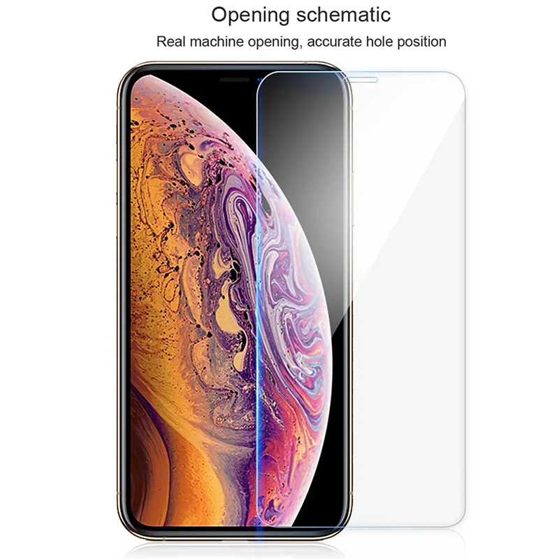 Закаленное стекло для iPhone XS Max X 7 8 6 6S Plus 5 5S SE 7plus 9H Защитная крышка для экрана Защитное стекло для iPhone X XS Max XR пленка