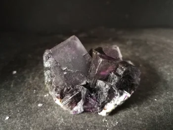 

65.8gNatural dark purple fluorite, crystal mineral crystal specimen