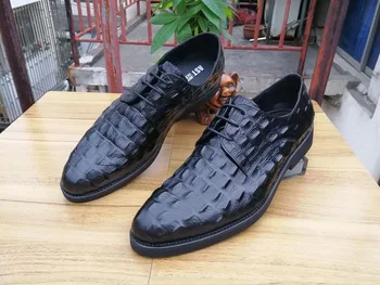 

Men Shoes Leather Shoes Crocodile Pattern Leather Business Formal Wear Men Shoes Wedding Shoes